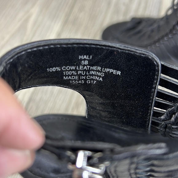 🍁2/$25 🍁 Lauren Ralph Lauren Hali Sandal Gladiator Black Heels - Picture 12 of 12